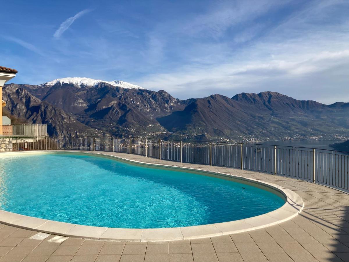 Appartamento Grande Terrazza Vista Lago Parzanica Εξωτερικό φωτογραφία